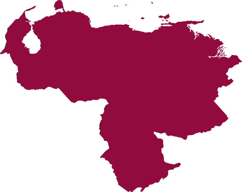 map of Venezuela