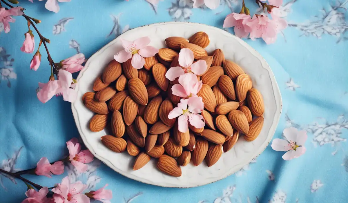 Almonds in a floral farmhouse style