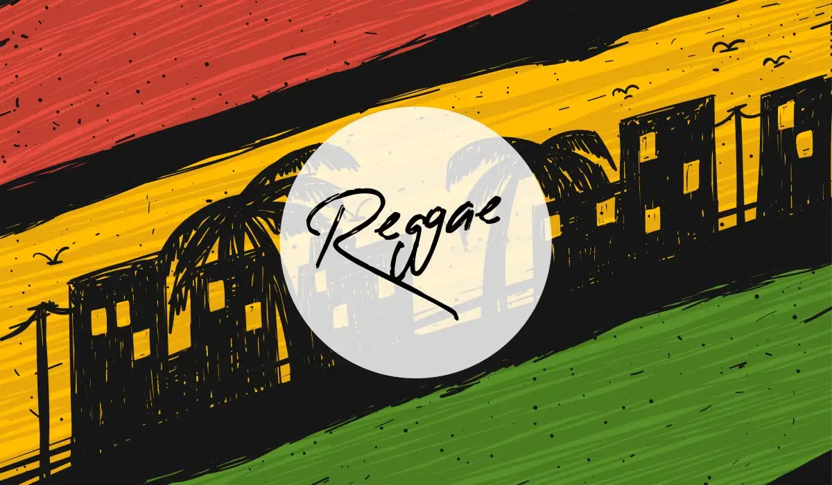 Reggae-style background