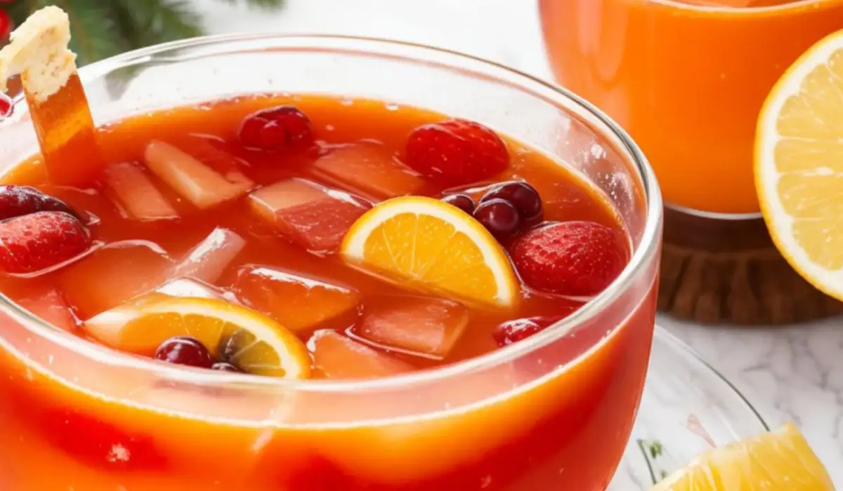 Hot Mexican Christmas punch also called poncho